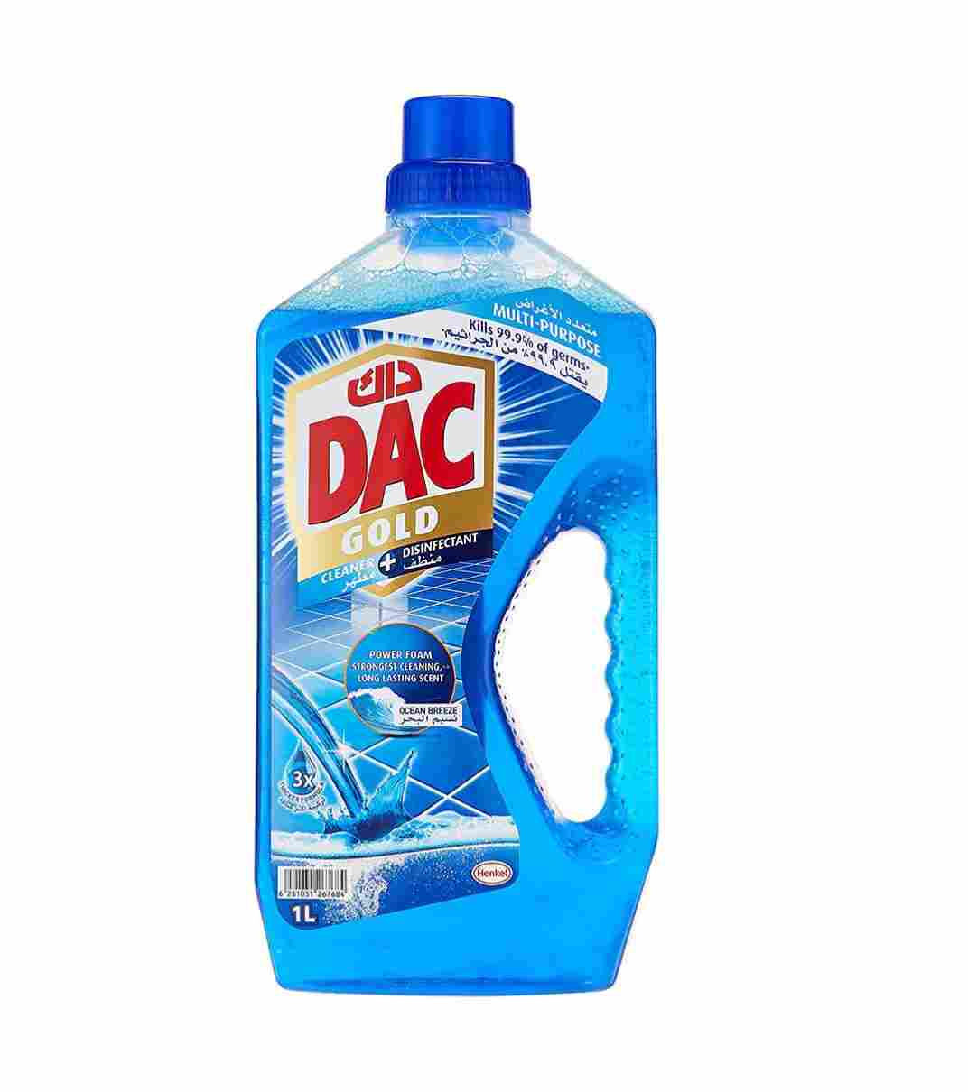 Dac Gold Multipurpose Cleaner & Disinfectant Ocean Breeze - 1L