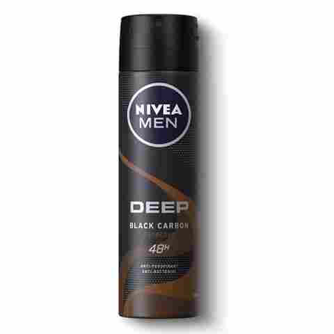 Nivea Deodorant For Men Deep Carbon Espresso Antibacterial Anti Perspirant Spray 150Ml