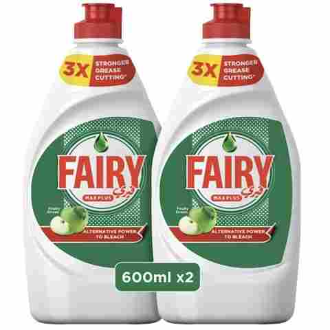 Fairy Plus Original Dishwashing Liquid (Special Offer) 2X600Ml