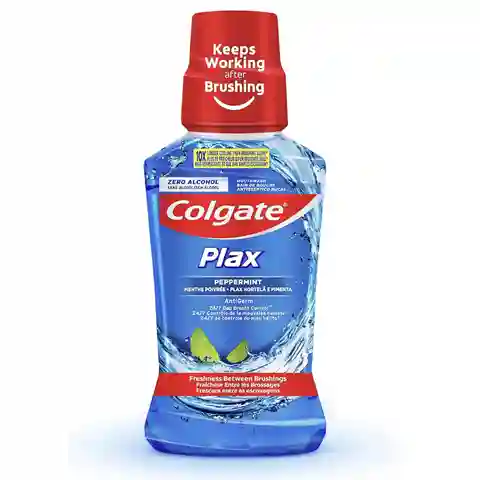 Colgate Plax Mouth Wash Pepper Mint Flavor Alcohol Free 250Ml