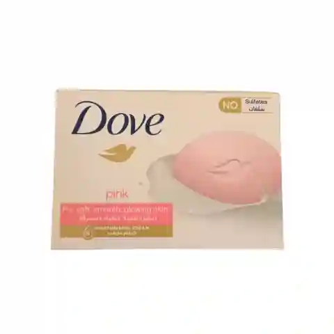 Dove Pink for Soft, Smooth, Glowing Skin 125g (Pack of 4)