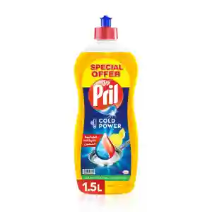 Pril Cold Power Dishwashing Liquid - Lemon 1.5L