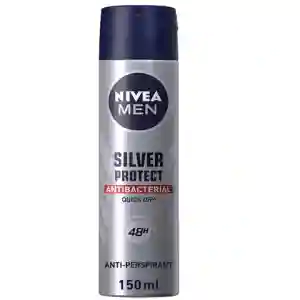 Nivea Deodorant For Men Silver Protect 48H Antibacterial Anti Perspirant Spray 150Ml