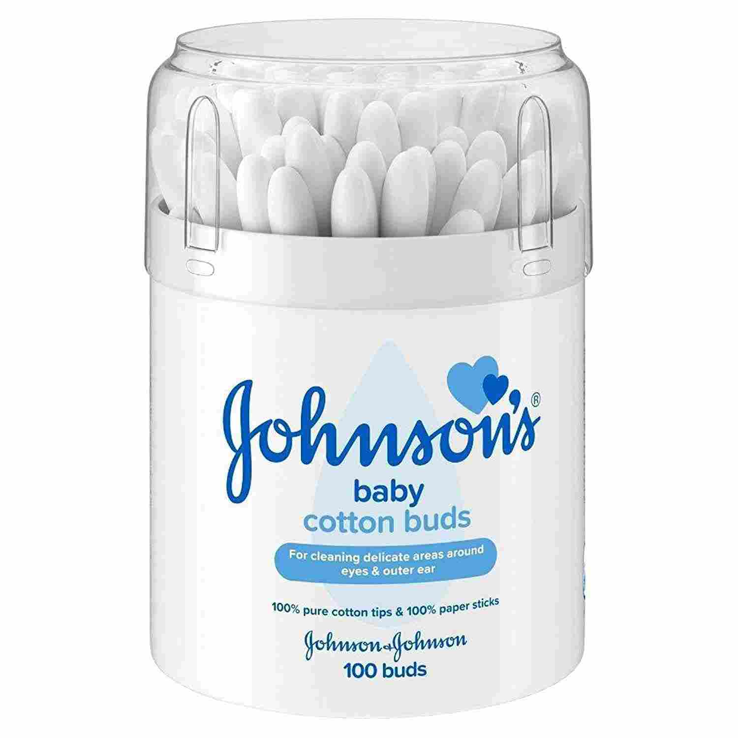 Johnson'S Baby Cotton Swabs Plastic Free 200 Per Pack