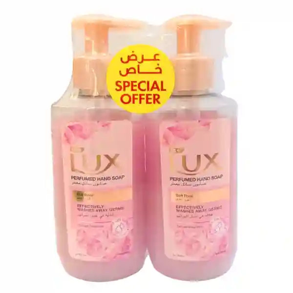 Lux Hand Wash Soft Rose 2X250Ml